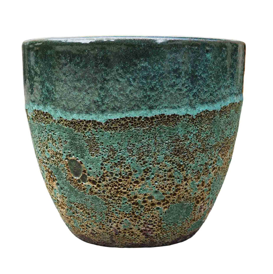 Moss Green Ceramic Pot