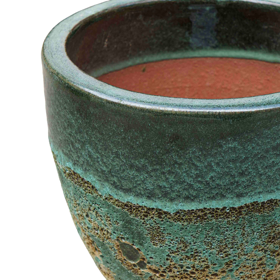Moss Green Ceramic Pot
