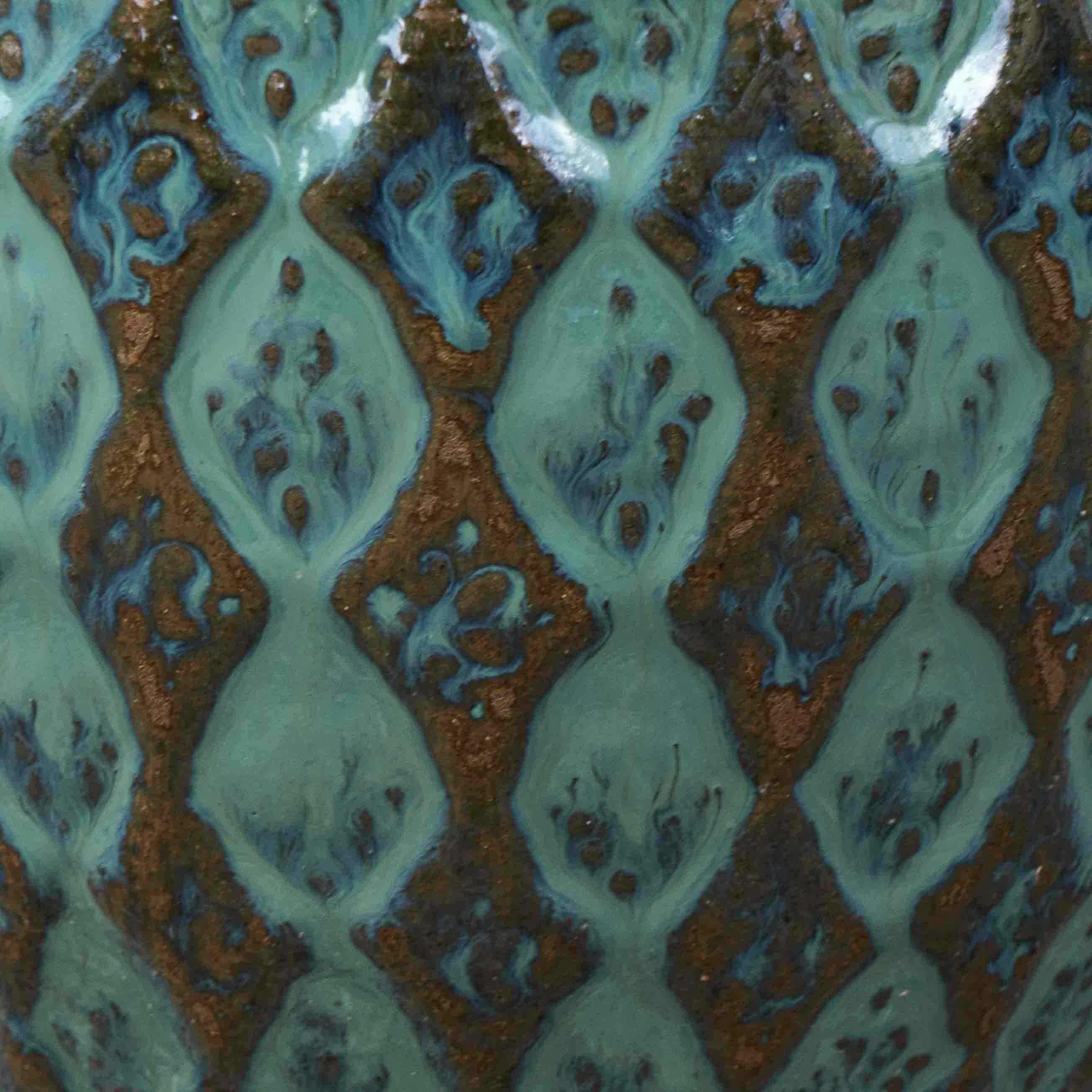 Glaze Sea Green Ceramic Pot