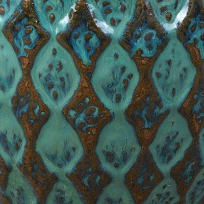 Glaze Sea Green Ceramic Pot