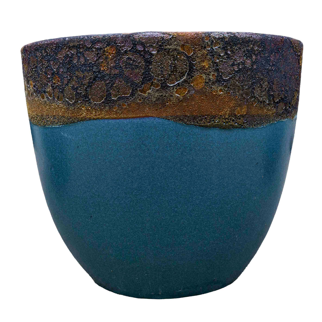 Textured Emerald Green Ceramic Pot
