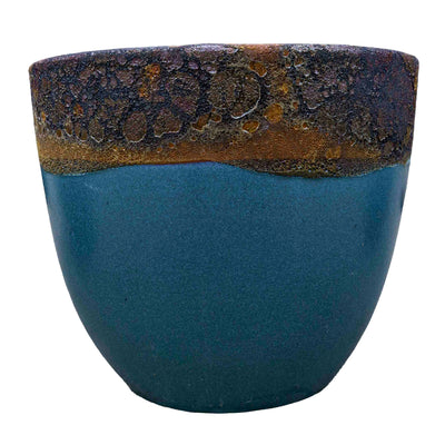 Textured Emerald Green Ceramic Pot