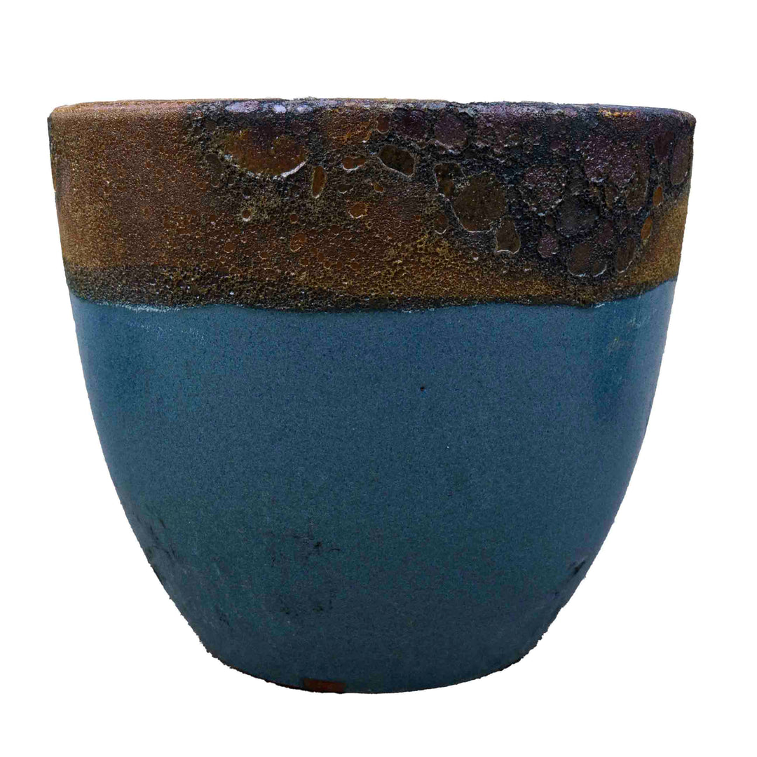 Textured Emerald Green Ceramic Pot