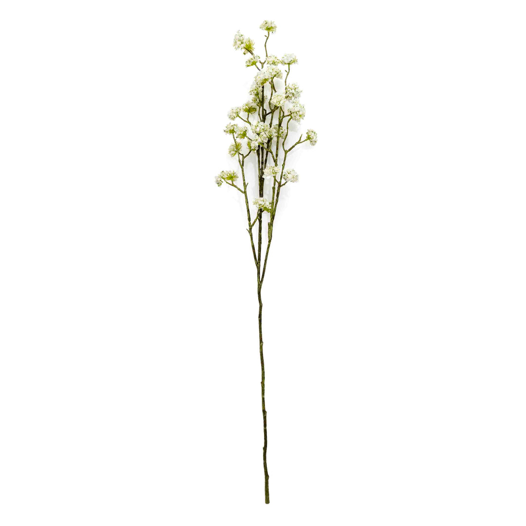 FAUX BUDDLEIA SPRAY 3 BRANCH STEM