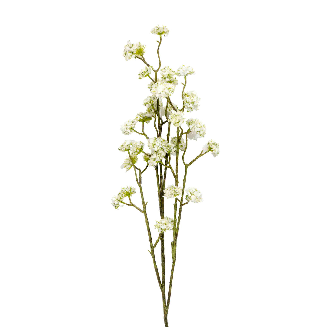 FAUX BUDDLEIA SPRAY 3 BRANCH STEM