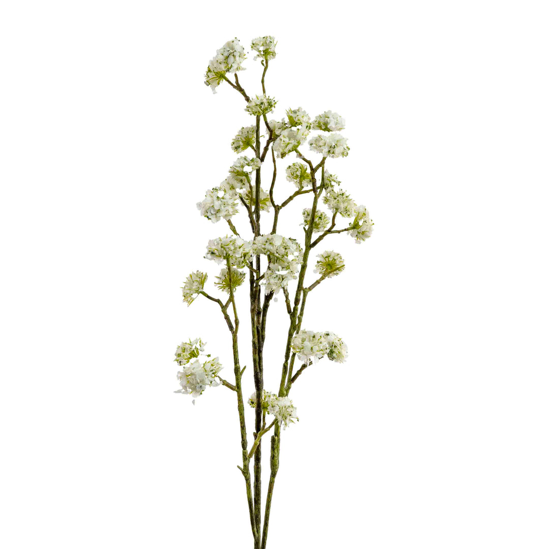 FAUX BUDDLEIA SPRAY 3 BRANCH STEM