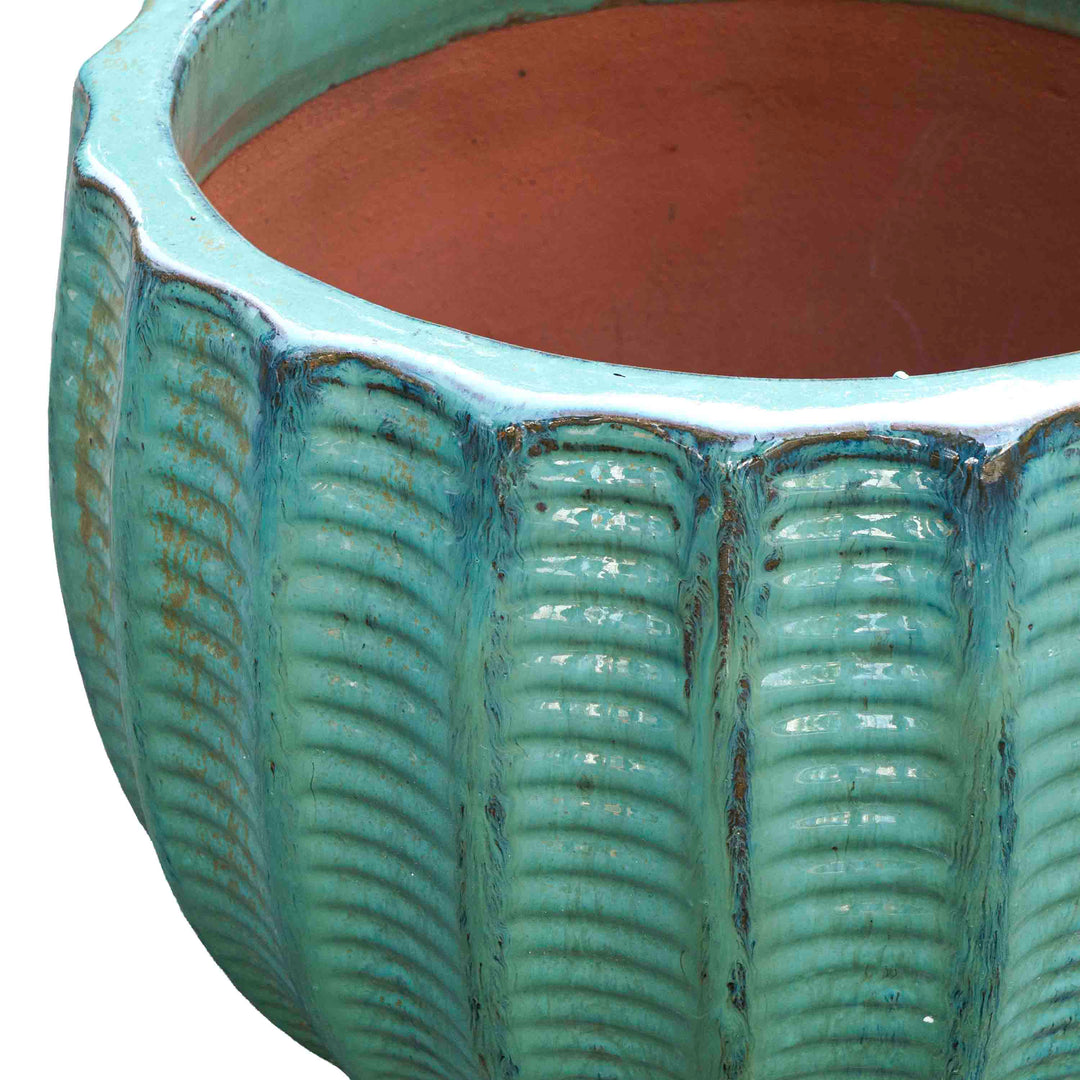 Sea Green Ceramic Pot