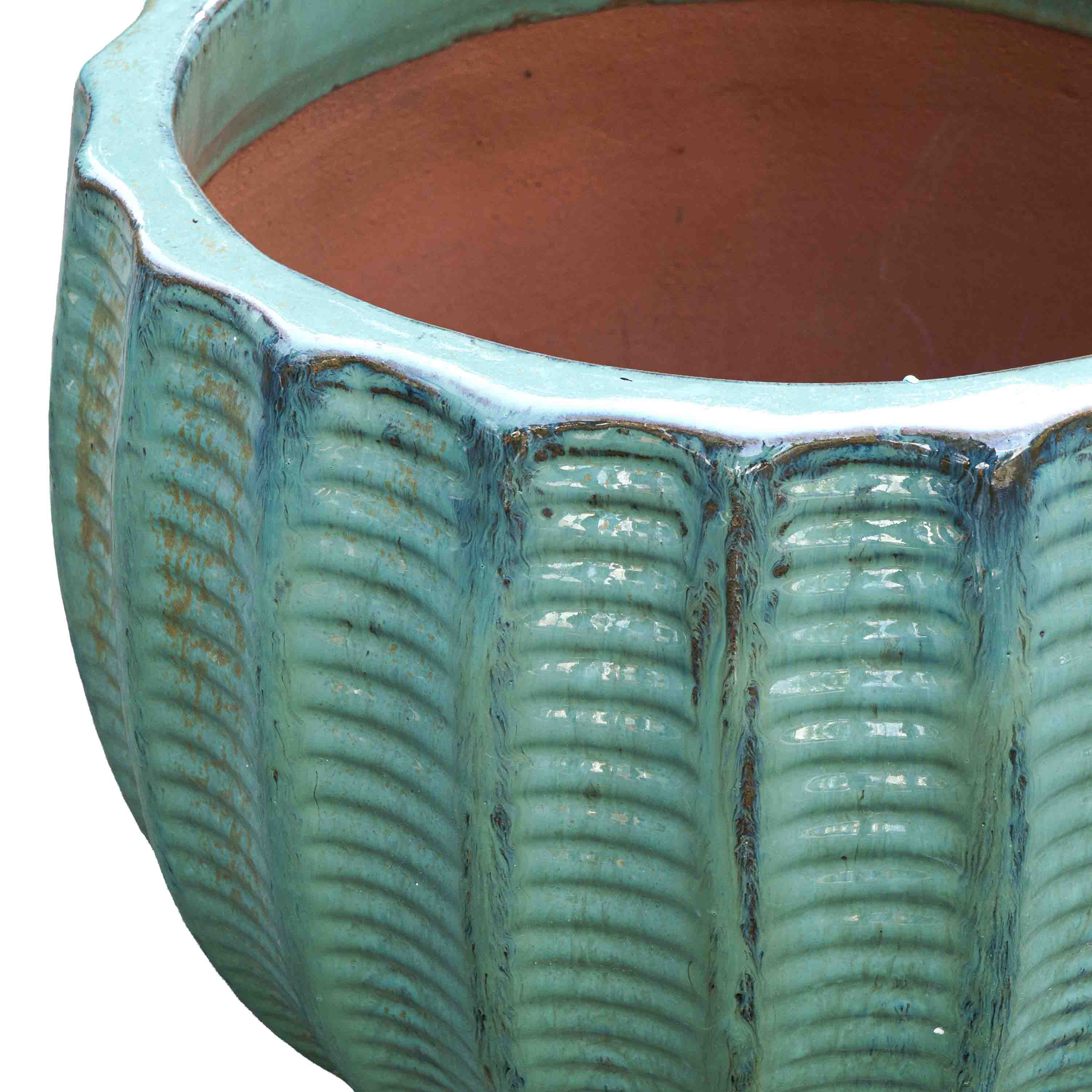 Sea Green Ceramic Pot