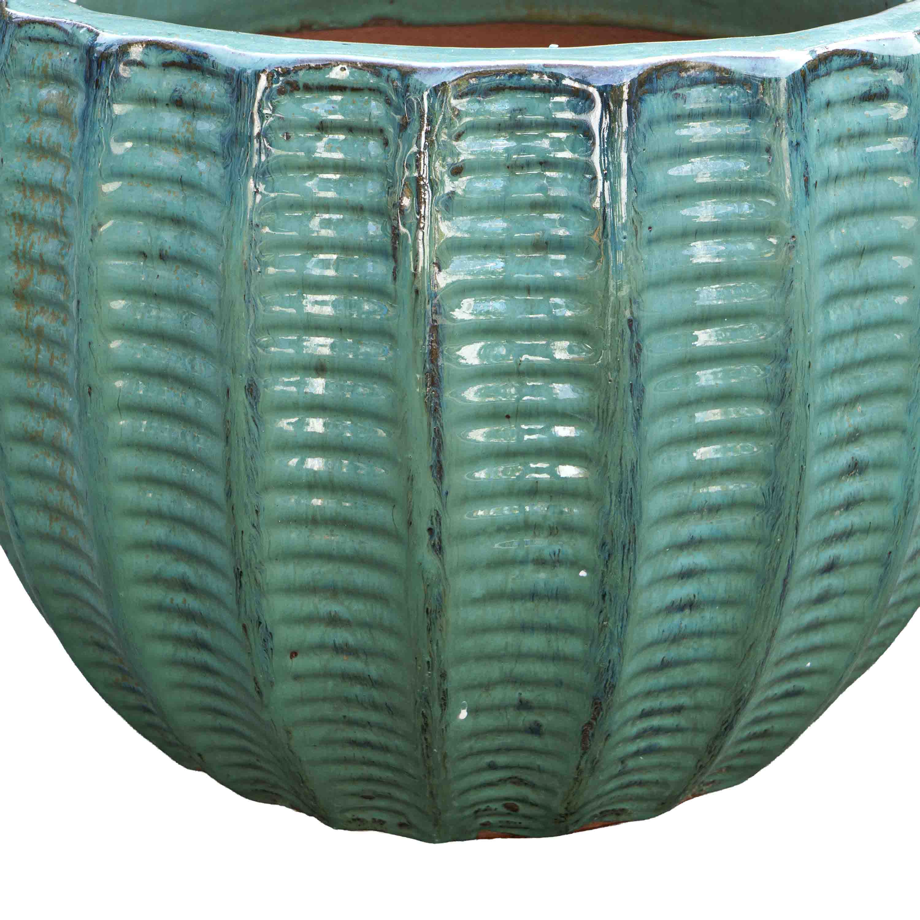 Sea Green Ceramic Pot