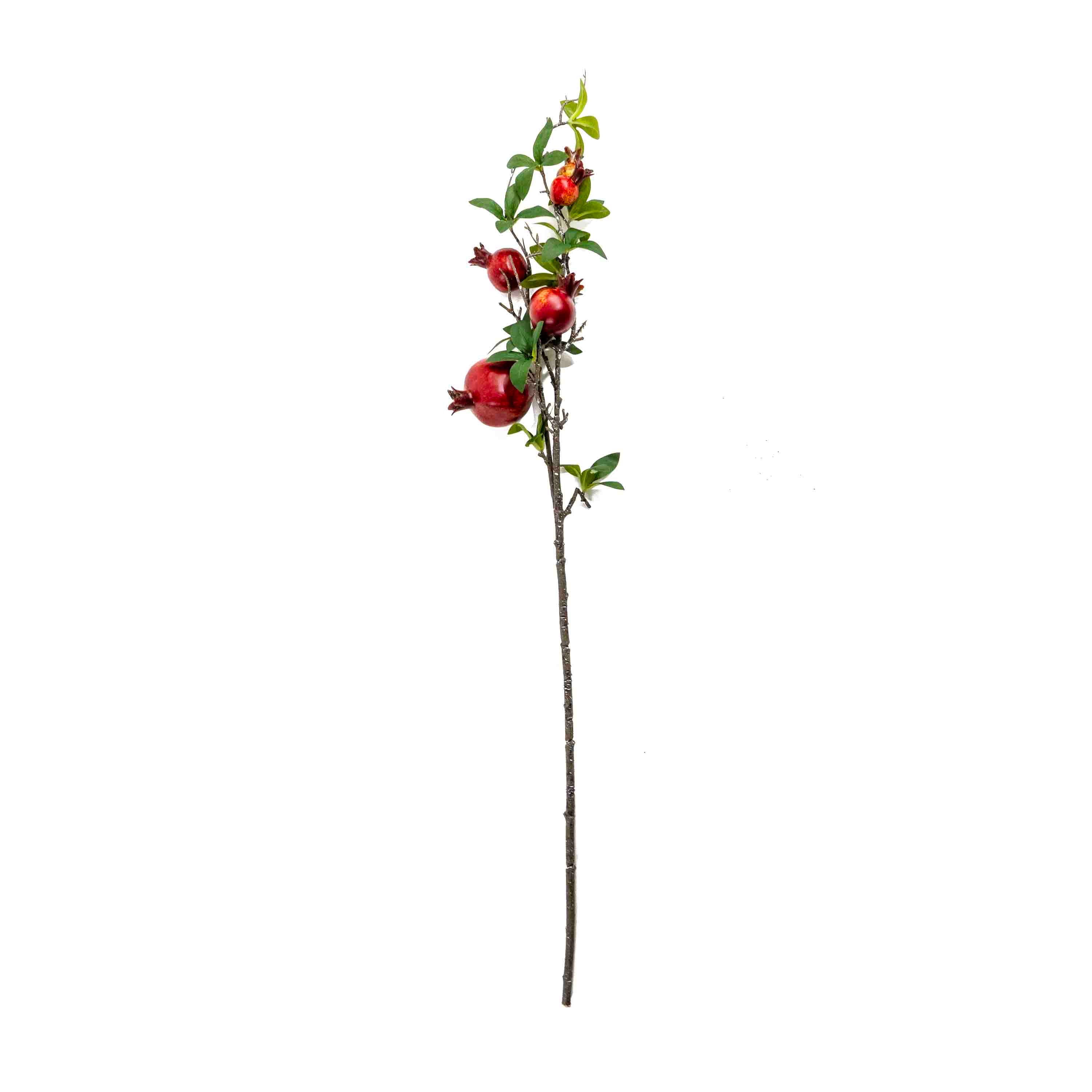 FAUX POMEGRANATE STEM FOLIAGE