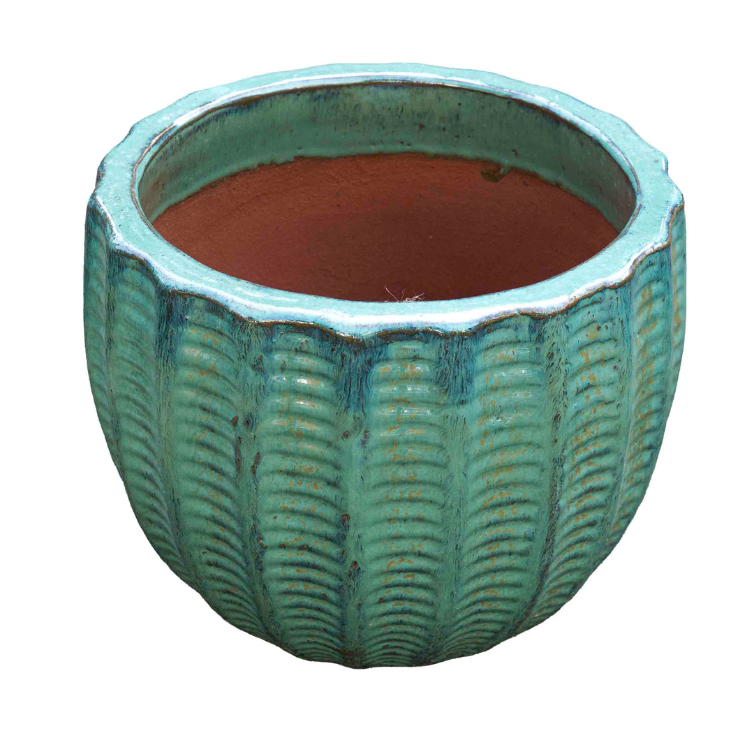 Sea Green Ceramic Pot