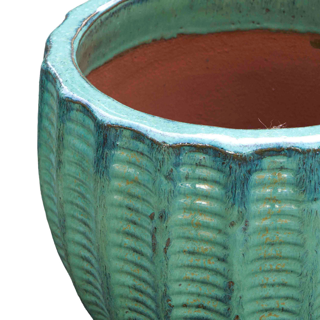 Sea Green Ceramic Pot