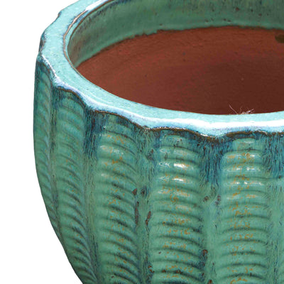 Sea Green Ceramic Pot