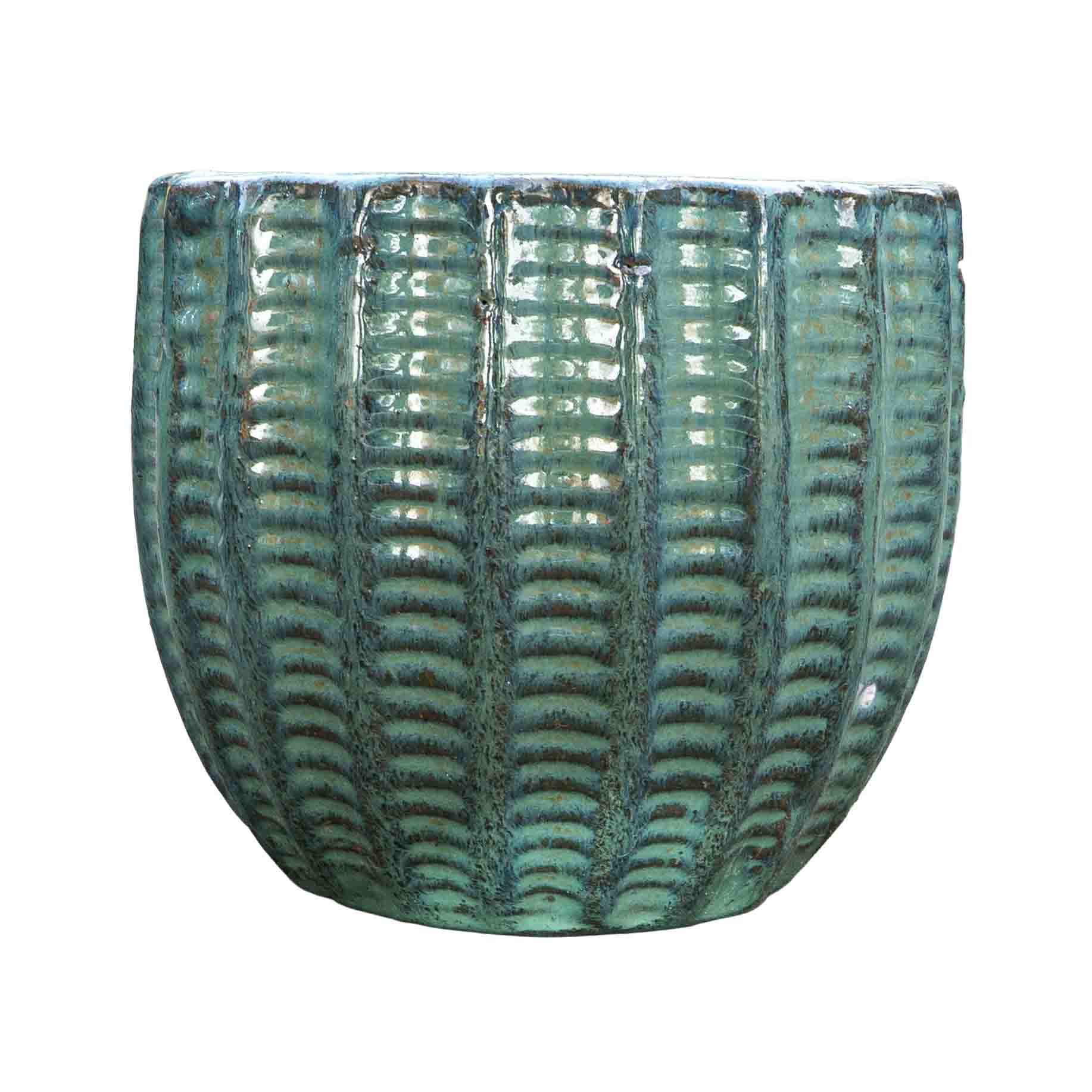 Sea Green Ceramic Pot