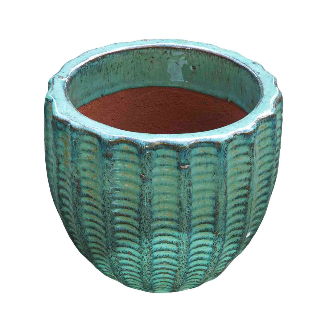 Sea Green Ceramic Pot