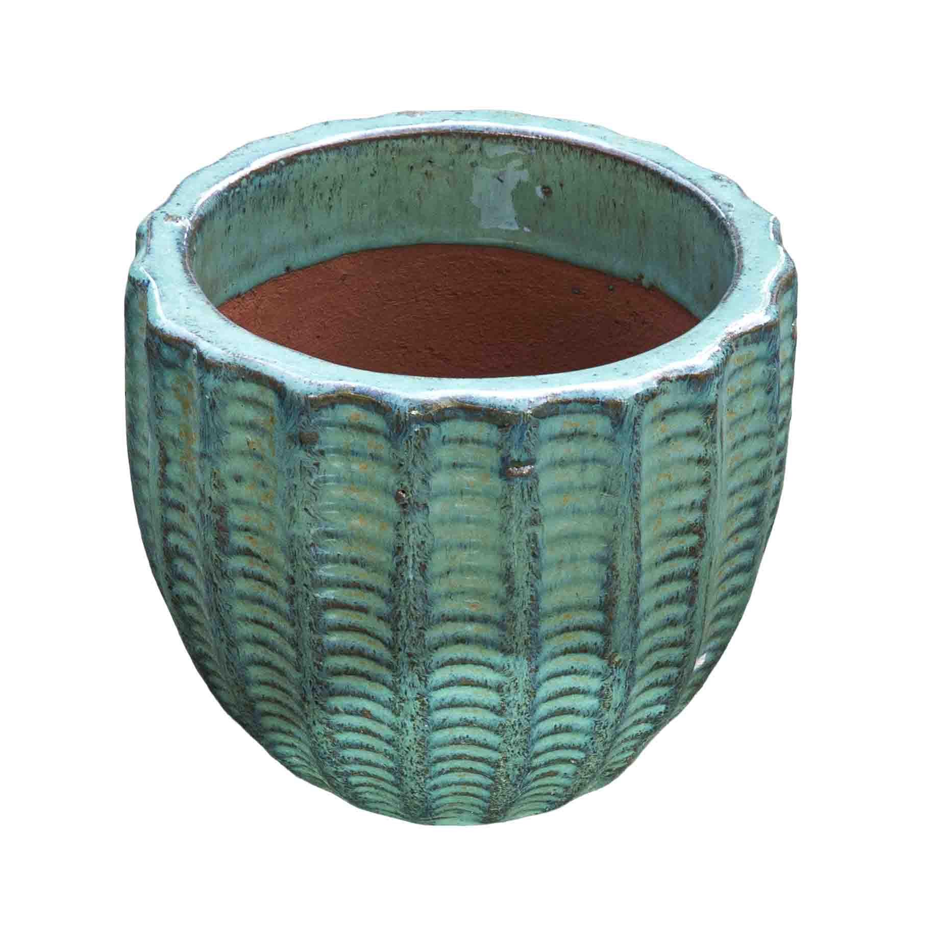 Sea Green Ceramic Pot