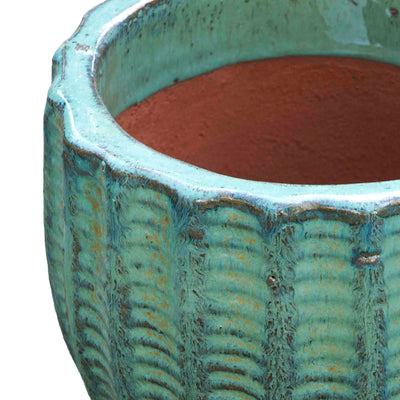 Sea Green Ceramic Pot