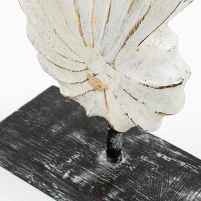 Keong Wood Shell Table Décor