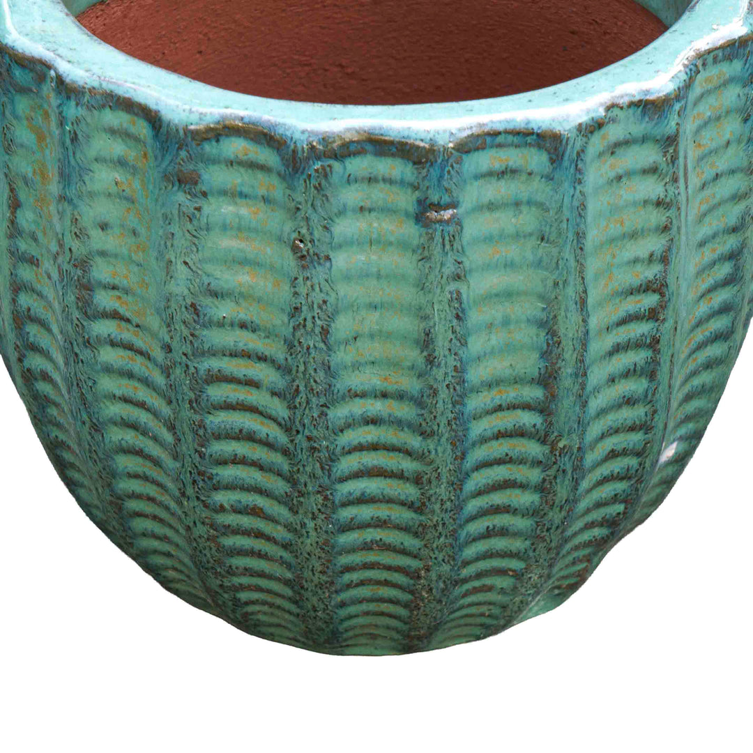Sea Green Ceramic Pot