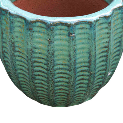 Sea Green Ceramic Pot
