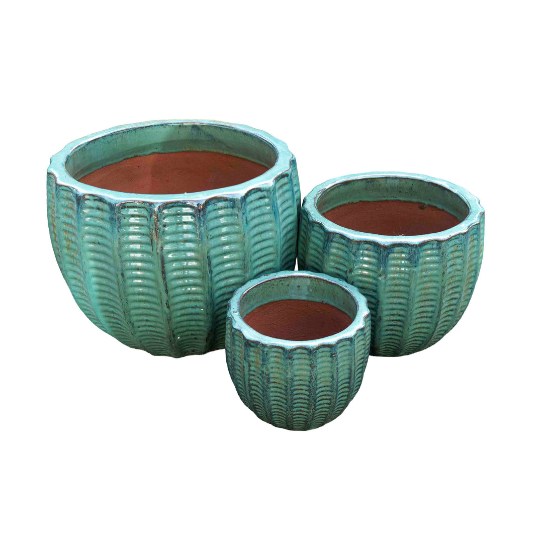 Sea Green Ceramic Pot