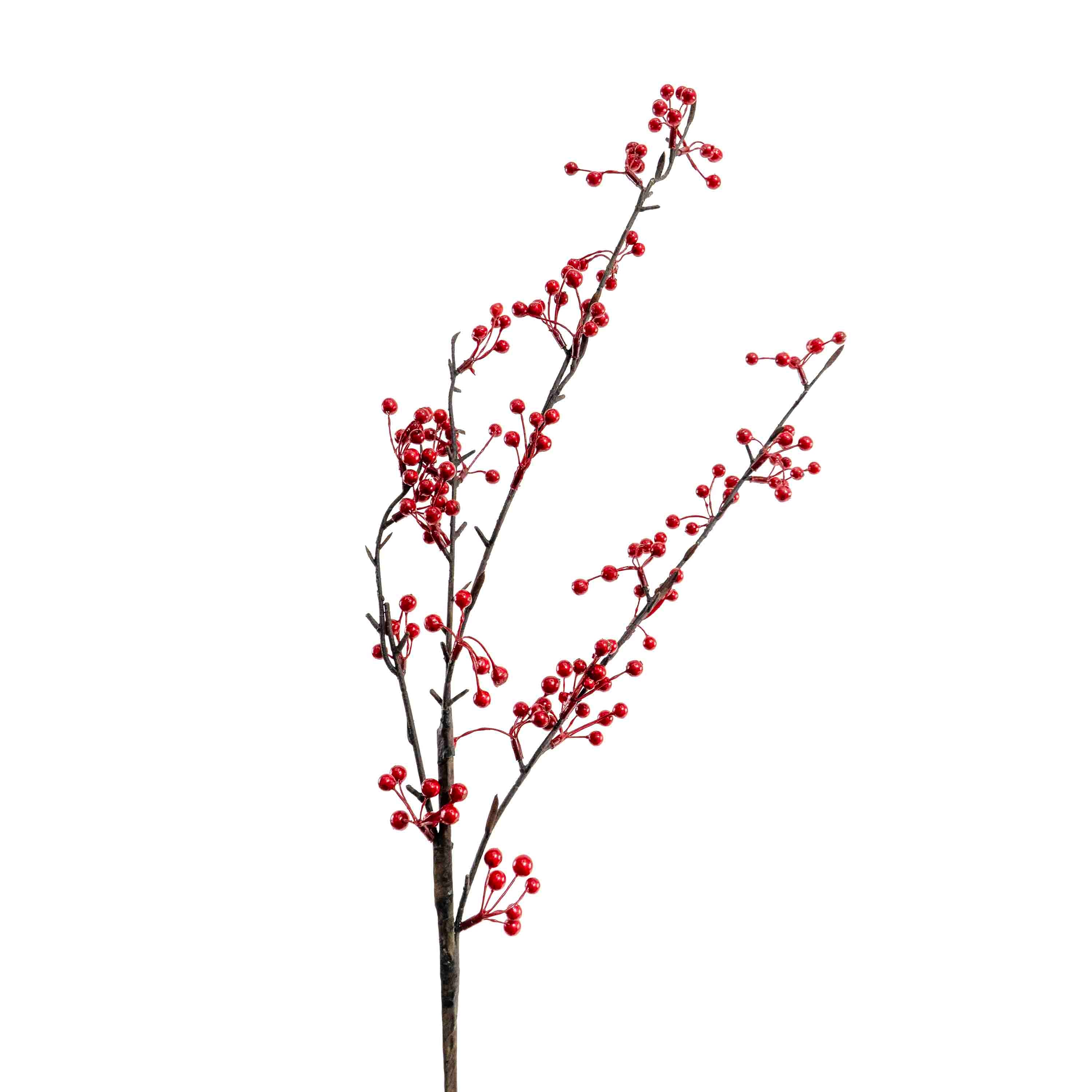 FAUX BERRY SPRAY STEM