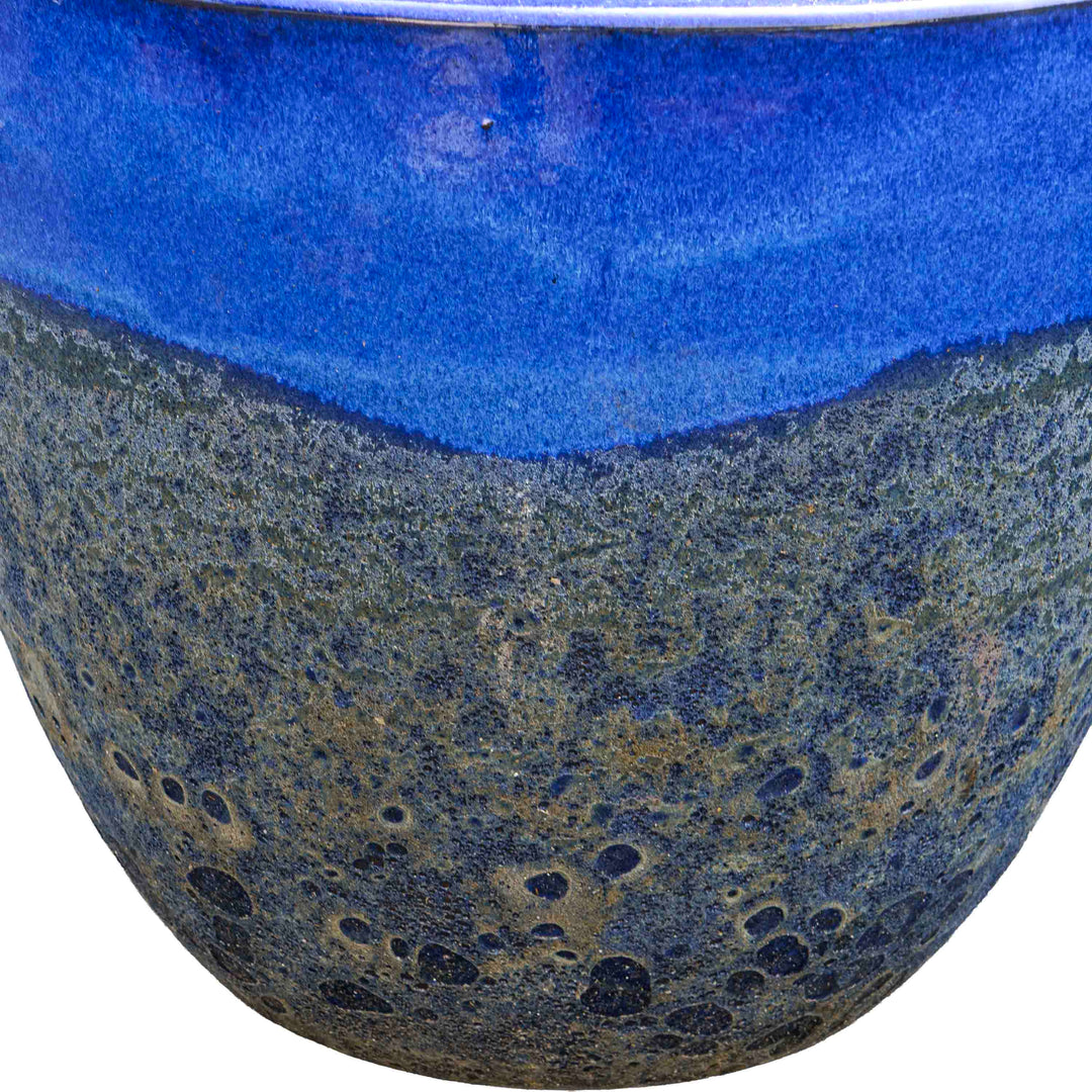 Bubble Sapphire Ceramic Pot