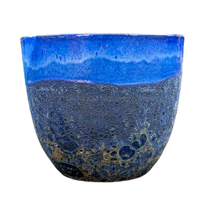 Bubble Sapphire Ceramic Pot
