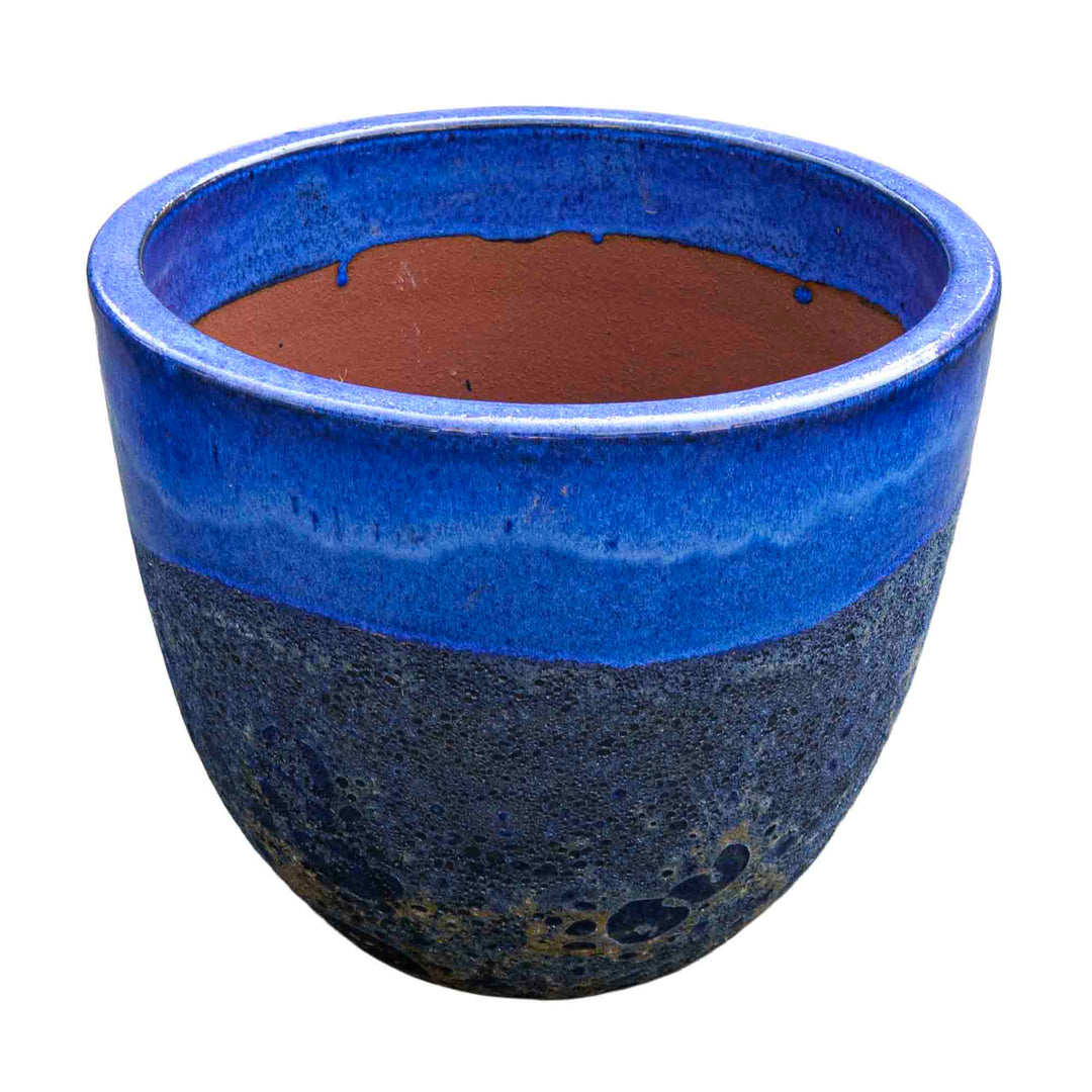 Bubble Sapphire Ceramic Pot