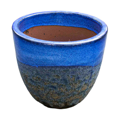 Bubble Sapphire Ceramic Pot
