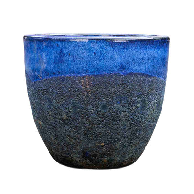 Bubble Sapphire Ceramic Pot