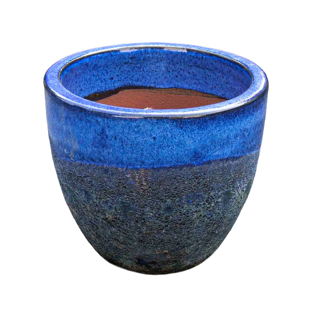 Bubble Sapphire Ceramic Pot