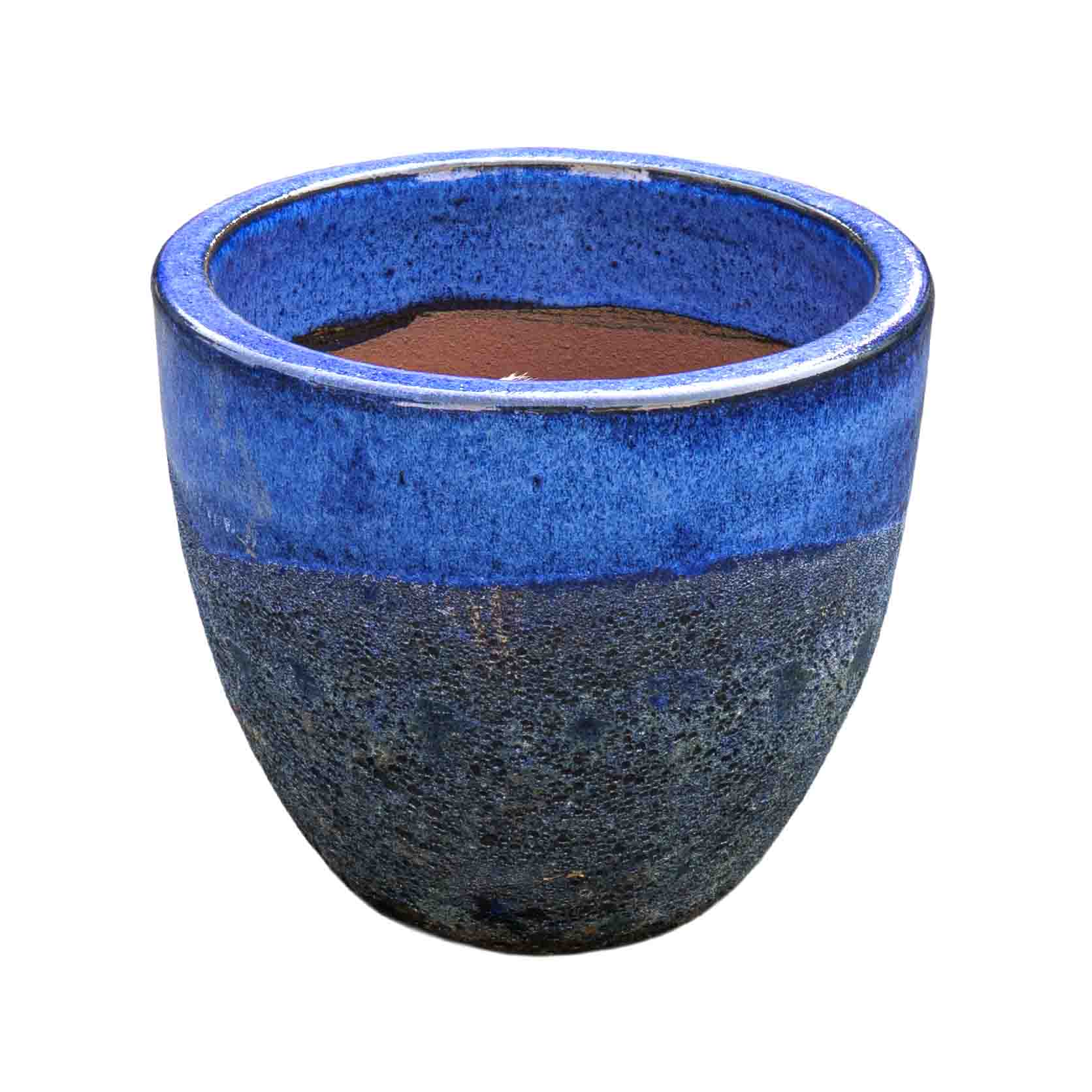Bubble Sapphire Ceramic Pot