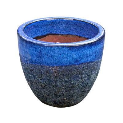 Bubble Sapphire Ceramic Pot