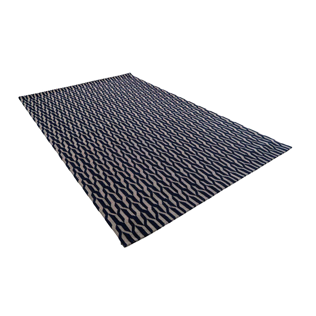 Jute Jacquard Illusion Weave - Black