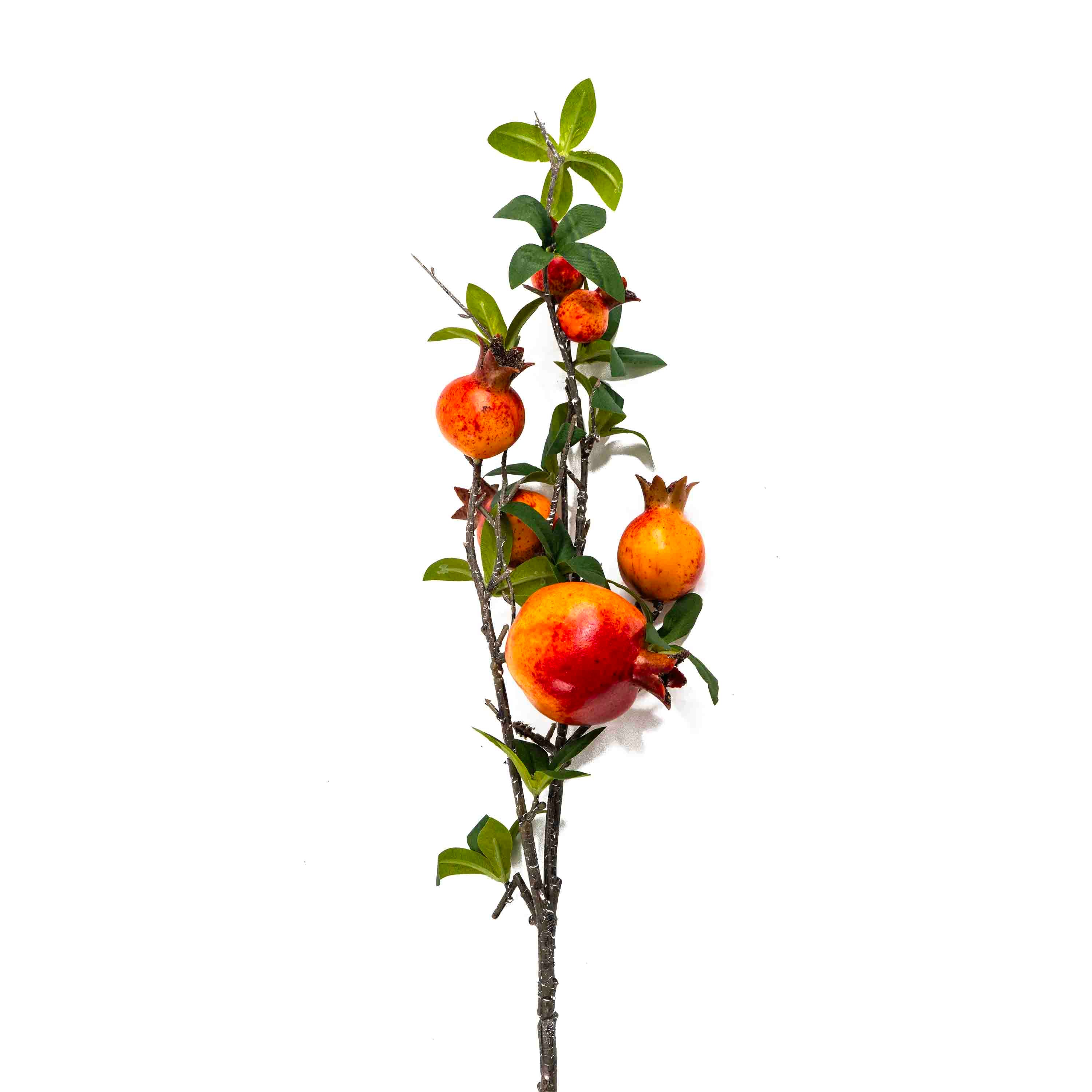 FAUX POMEGRANATE STEM FOLIAGE