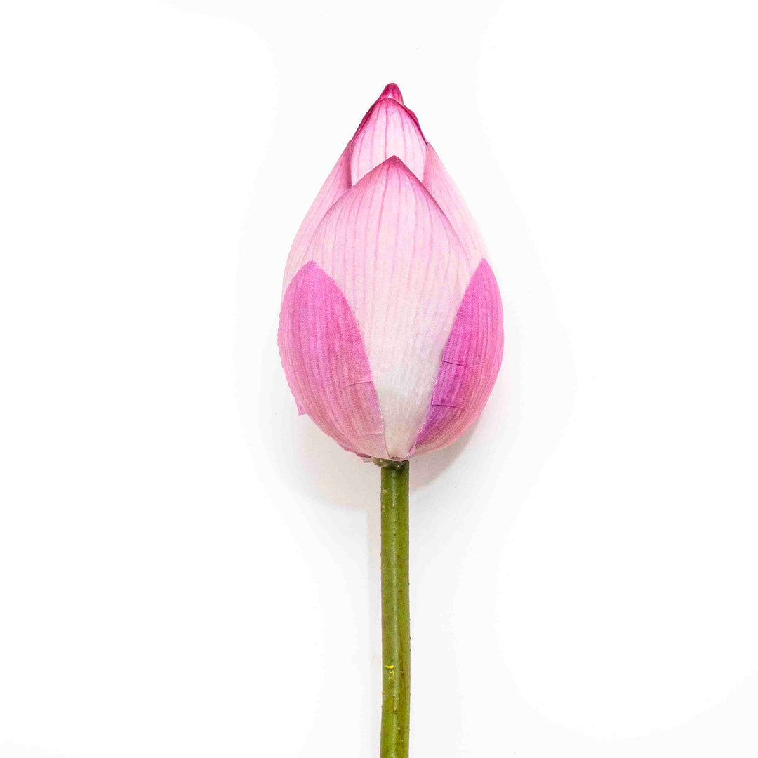 FAUX LOTUS BUD STEM BLUSH