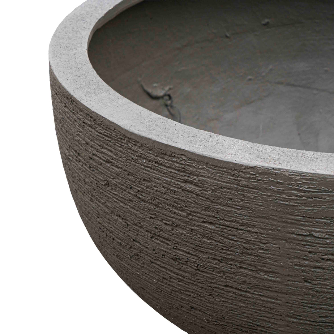 Ashen Polyresin Pot