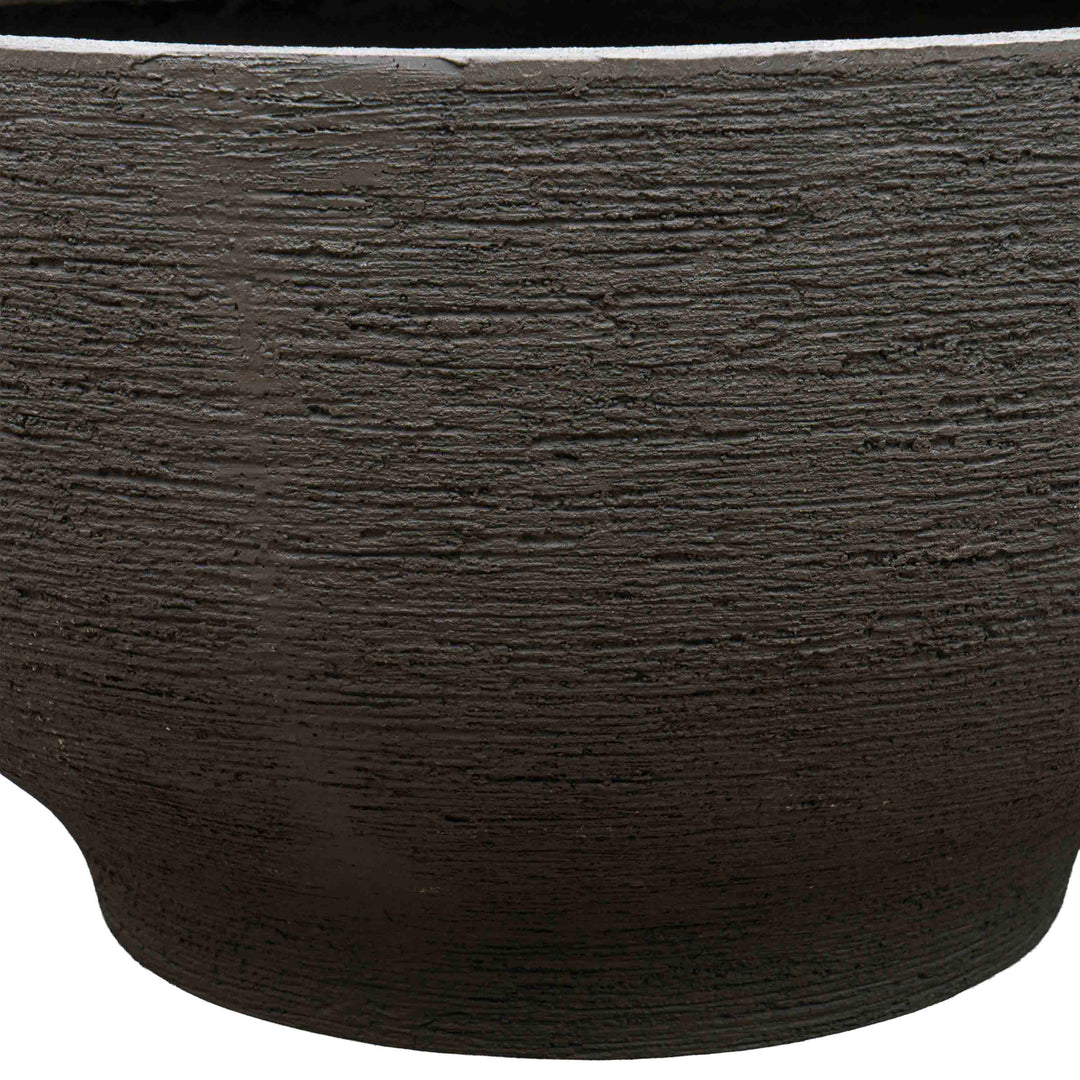 Ashen Polyresin Pot