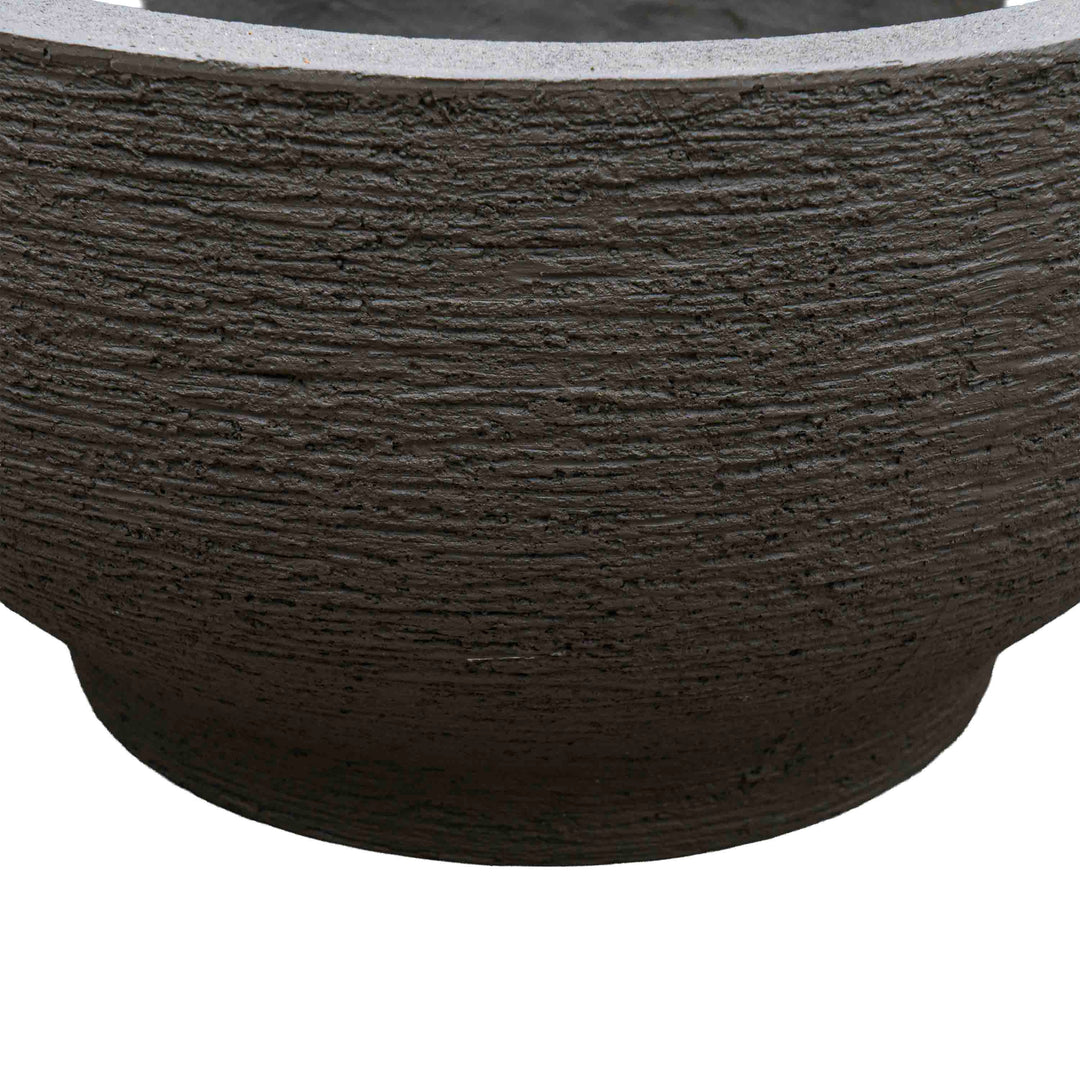 Ashen Polyresin Pot