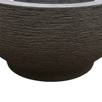 Ashen Polyresin Pot