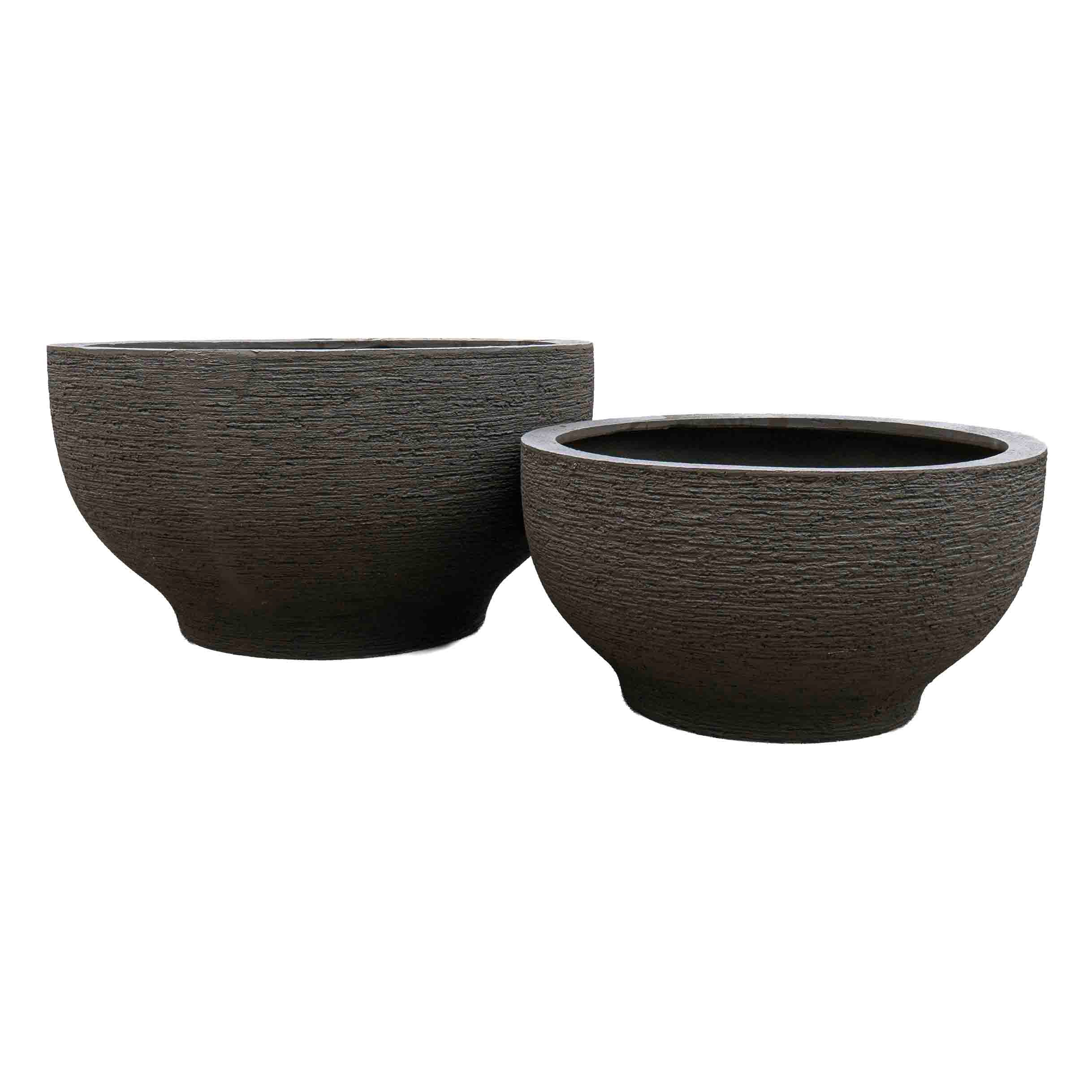 Ashen Polyresin Pot