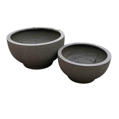 Ashen Polyresin Pot