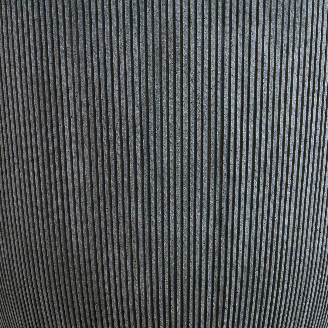 Grey tall polyresin Pot