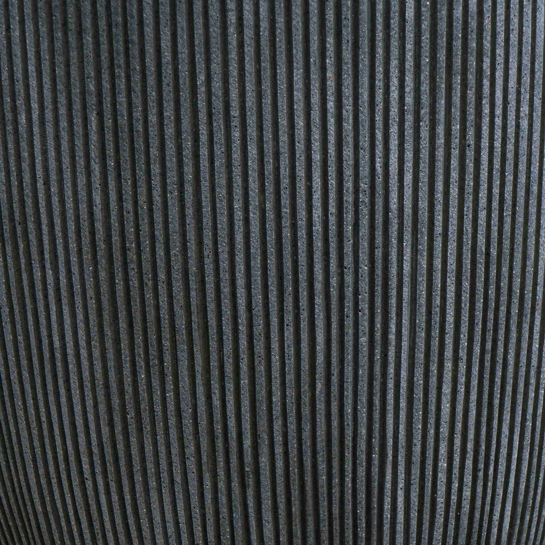 Grey tall polyresin Pot