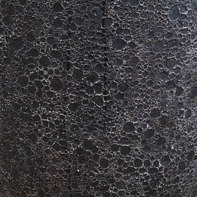 Antique Black Polyresin Pot