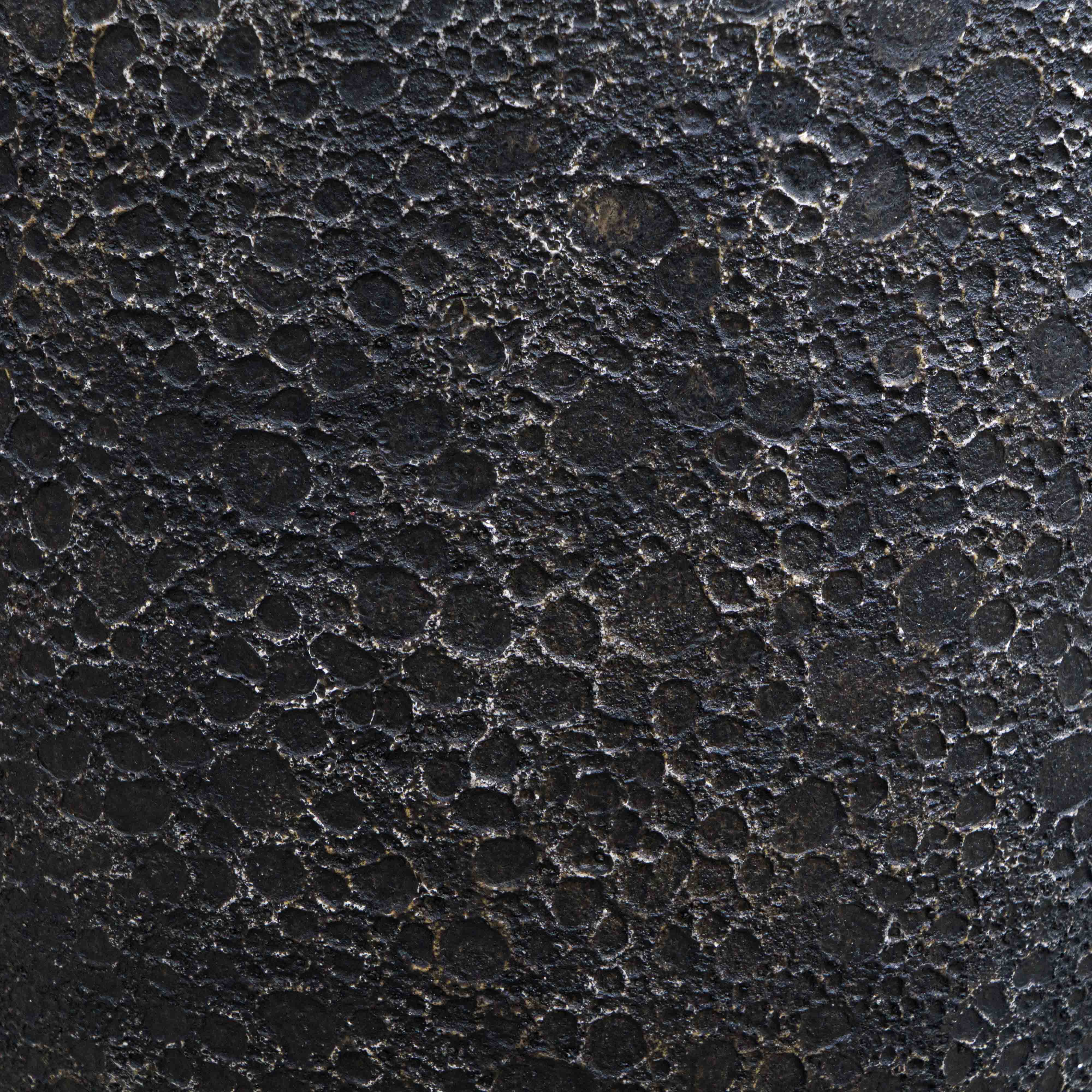Antique Black Polyresin Pot