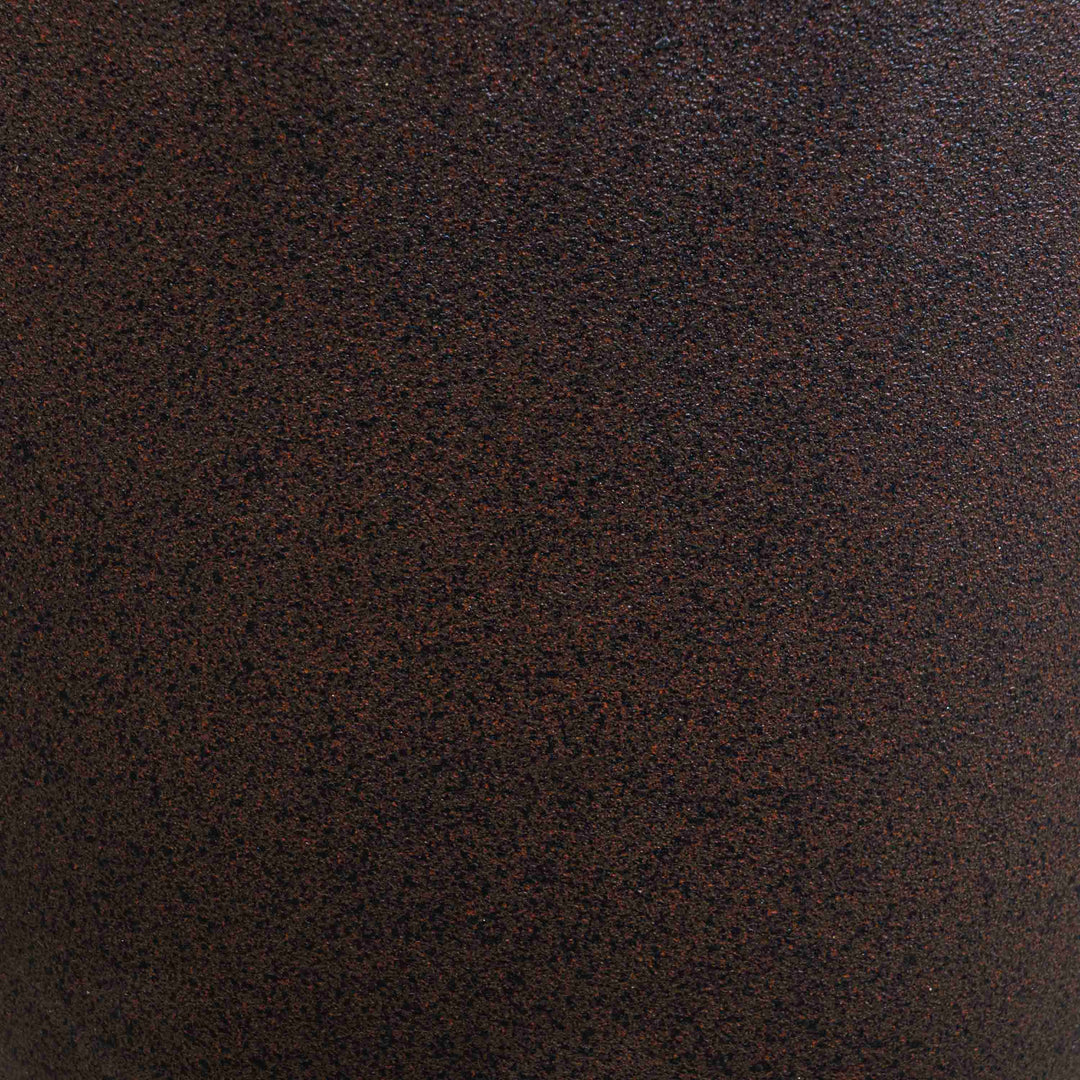 Rust Brown Tall Polyresin Pot
