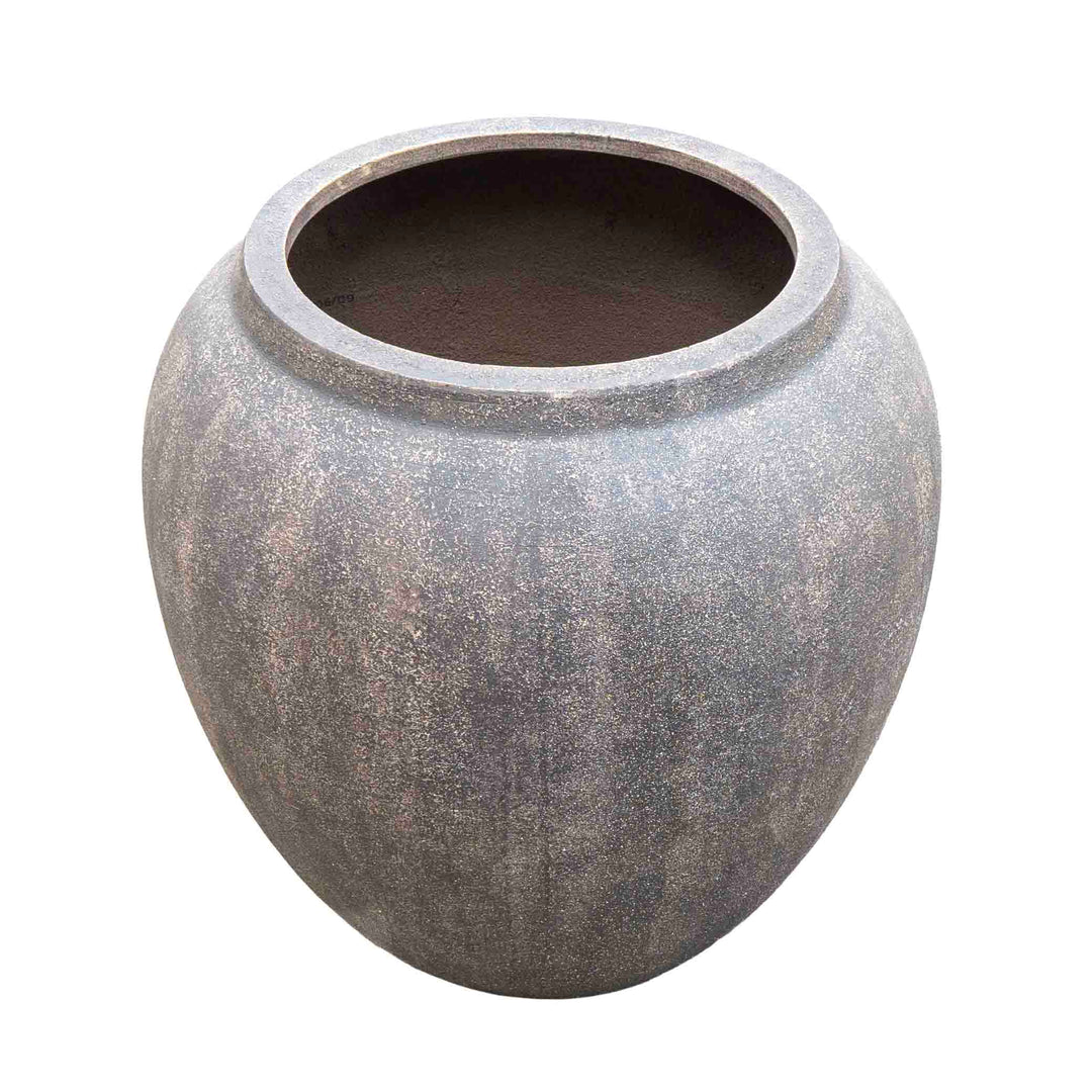Antique Brown Polyresin Pot