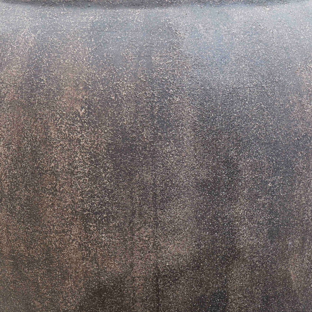 Antique Brown Polyresin Pot